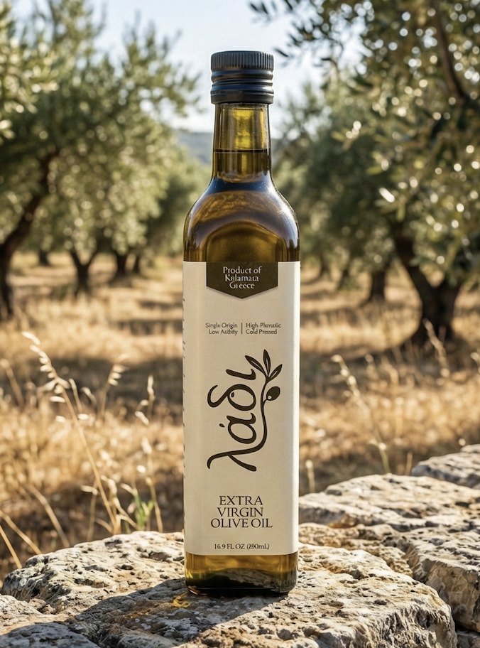 Olive grove in the Kalamata region
